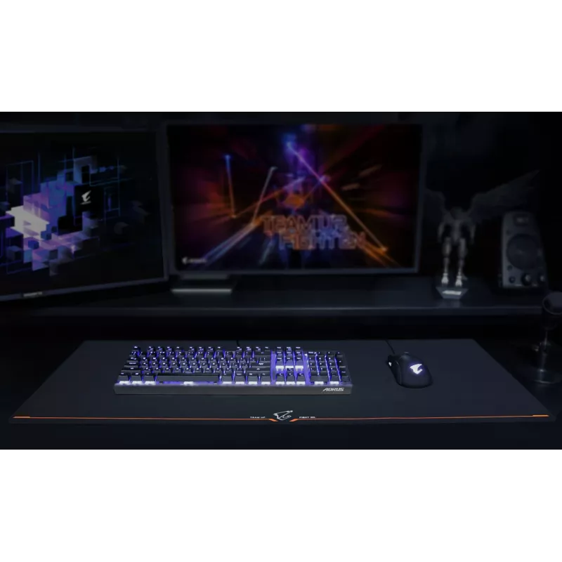 GIGABYTE AMP900 Gaming mousepad μαύρο, πορτοκαλί