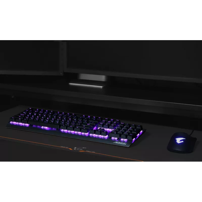 GIGABYTE AMP900 Gaming mousepad μαύρο, πορτοκαλί