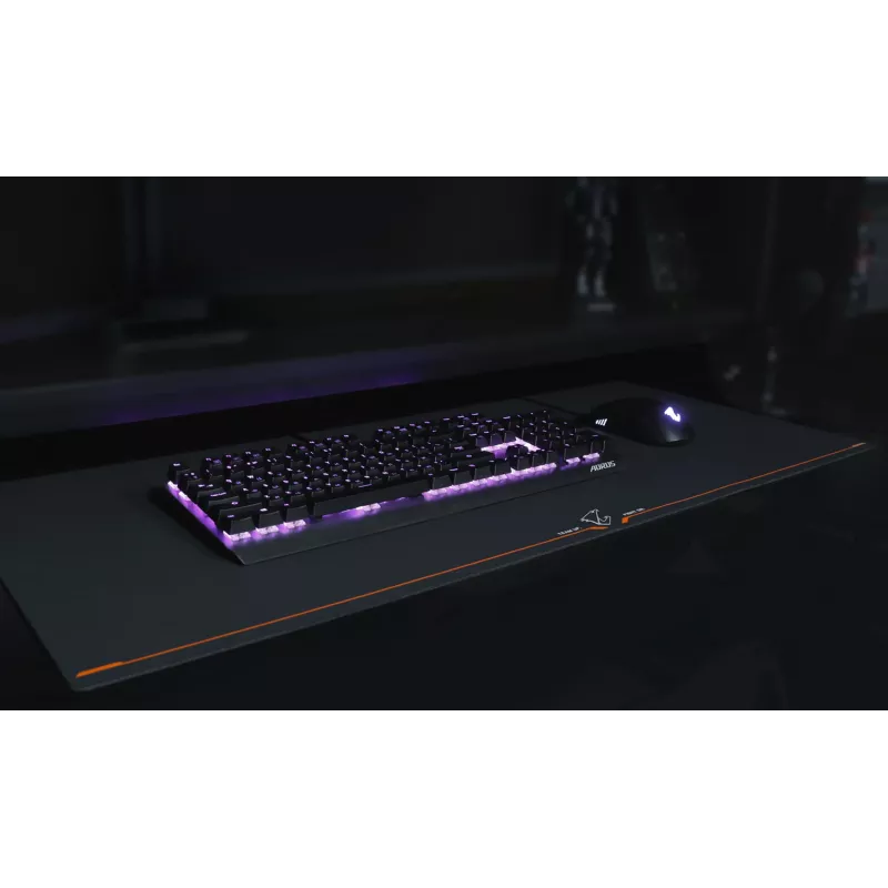 GIGABYTE AMP900 Gaming mousepad μαύρο, πορτοκαλί