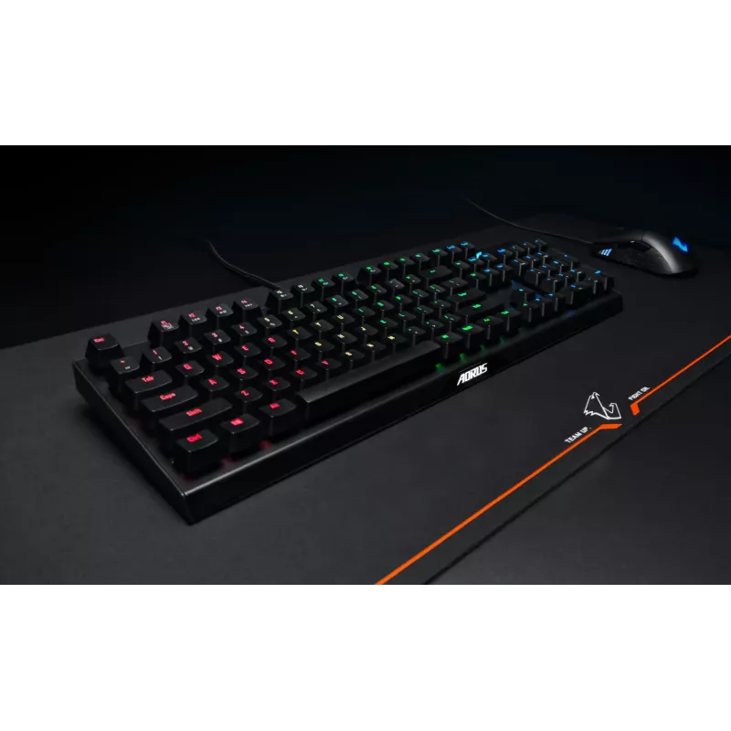 GIGABYTE AMP900 Gaming mousepad μαύρο, πορτοκαλί
