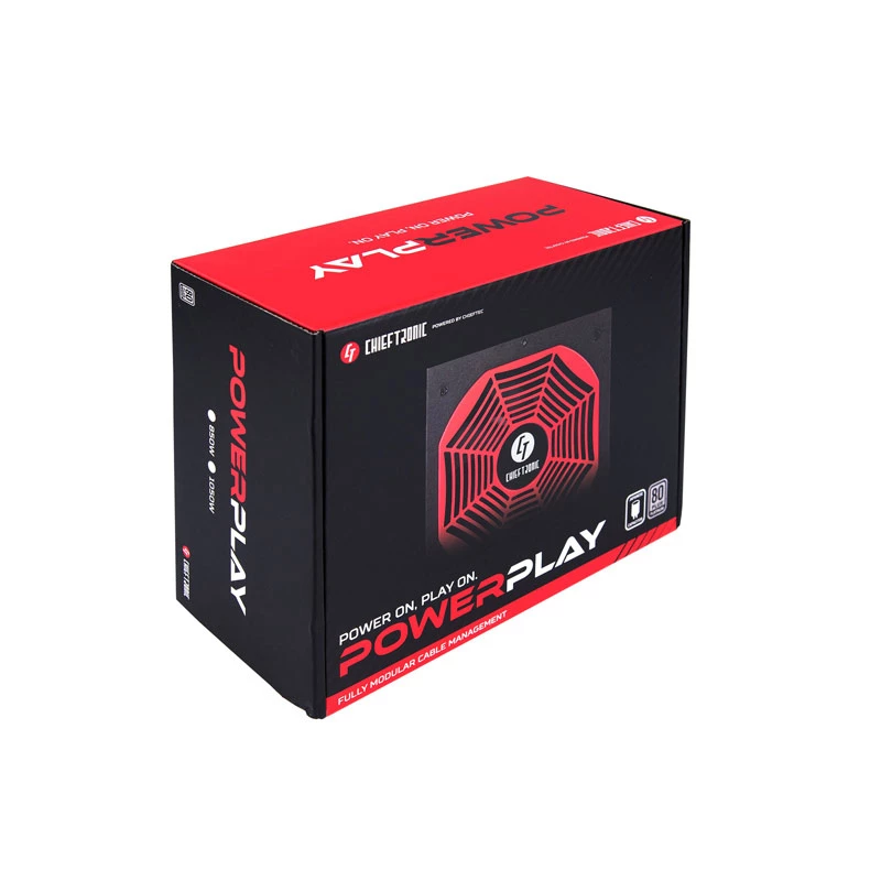 Chieftec PowerPlay τροφοδοτικό 850 W 20+4-Pin ATX PS/2 μαύρο, κόκκινο