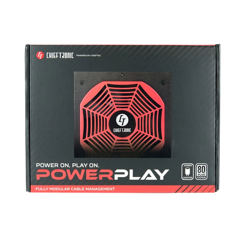 Chieftec PowerPlay τροφοδοτικό 850 W 20+4-Pin ATX PS/2 μαύρο, κόκκινο