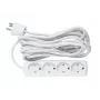 Microconnect GRU00450WDK Προέκταση ρεύματος 5 m 4 έξοδοι AC εσωτερικού χώρου λευκό