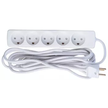 Καλώδιο προέκτασης ρεύματος Microconnect GRU0055WDK 5m 5 πρίζες AC εσωτερικού χώρου λευκό