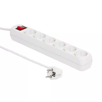 Microconnect GRU00610W Προέκταση ρεύματος 10 m 6 πρίζα(-ες) AC εσωτερικού χώρου λευκό