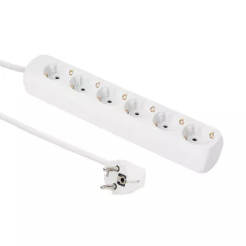 Microconnect GRU00615W Πολύπριζο 1,5 m 6 πρίζες ρεύματος λευκό