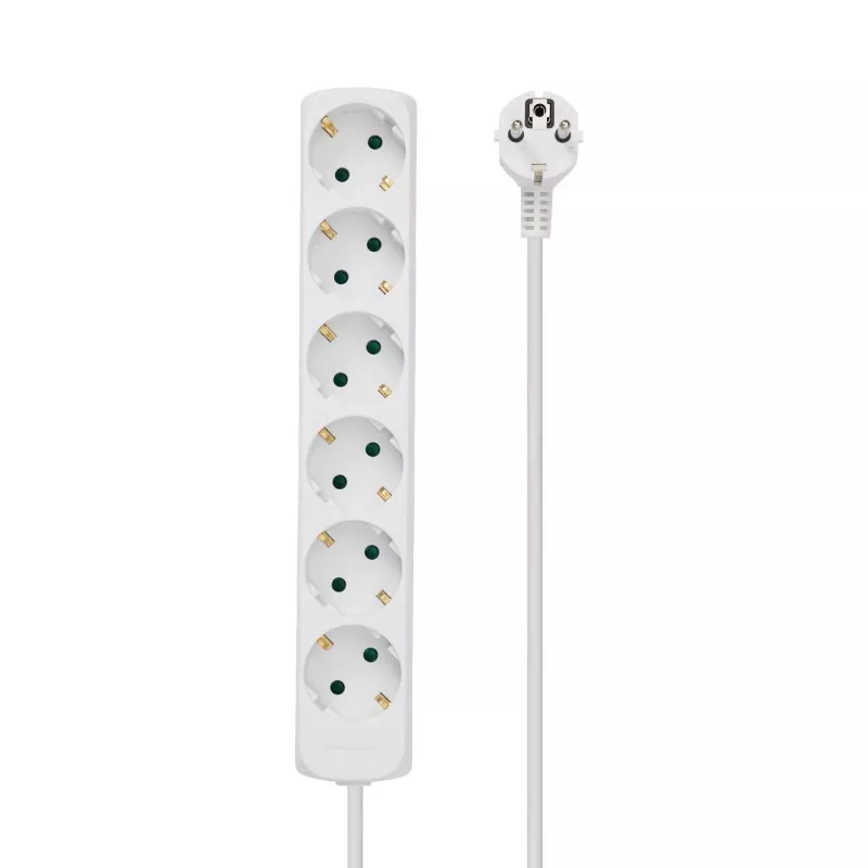 Microconnect GRU00615W Πολύπριζο 1,5 m 6 πρίζες ρεύματος λευκό