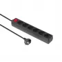 Microconnect GRU0065B Πολύπριζο Τύπου F μαύρο