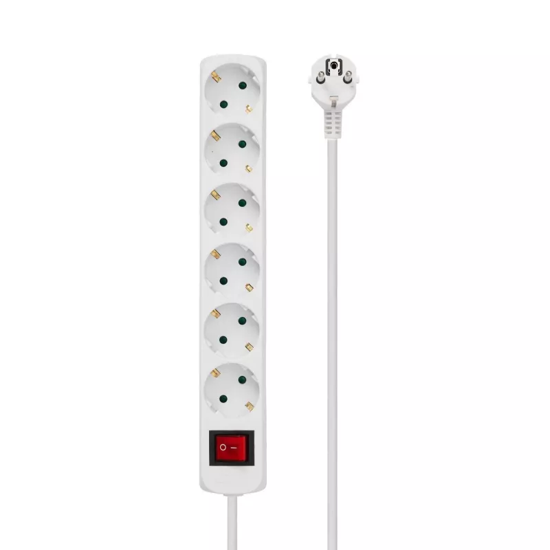 Microconnect GRU006W Πολύπριζο 1,8 m 6 έξοδοι AC εσωτερικού χώρου λευκό