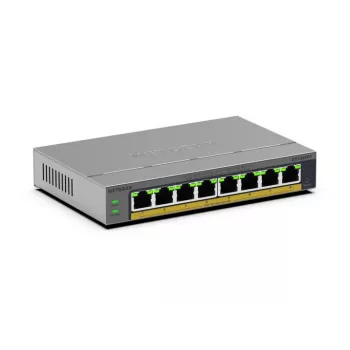 NETGEAR GS108EPP Unmanaged Gigabit Ethernet (10/100/1000) Power over Ethernet (PoE) Desktop/Επιτοίχια τοποθέτηση γκρι