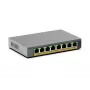 NETGEAR GS108EPP Unmanaged Gigabit Ethernet (10/100/1000) Power over Ethernet (PoE) Desktop/Επιτοίχια τοποθέτηση γκρι
