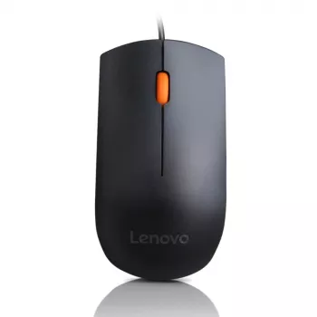 Ενσύρματο οπτικό ποντίκι USB Type-A, αμφίχειρο, Lenovo GX30M39704 — 1600 DPI, 3 κουμπιά, καλώδιο 1,8 m, μαύρο