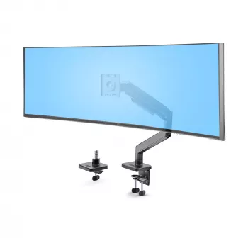 StarTech.com Βάση οθόνης γραφείου για οθόνες έως 49 inch 32:9 Ultrawide Curved, μηχανικός βραχίονας ελατηρίου, σφιγκτήρας C/πέρασμα γραφείου, ρύθμιση χωρίς εργαλεία, μέγ. 44 lb/20 kg