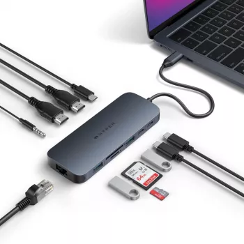 Targus HD4006GL Βάση laptop/Port replicator USB 3.2 Gen 2 (3.1 Gen 2) Type-C Μαύρο