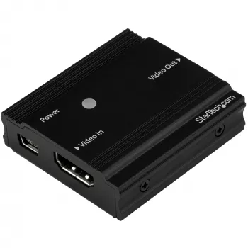 StarTech.com Ενισχυτής σήματος HDMI - Extender HDMI - 4K 60Hz, 3840 x 2160 pixel, AV-Repeater, 35 m, Μαύρο, HDCP