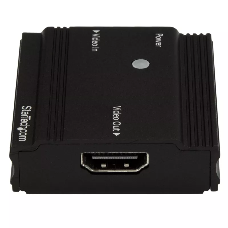 StarTech.com Ενισχυτής σήματος HDMI - Extender HDMI - 4K 60Hz, 3840 x 2160 pixel, AV-Repeater, 35 m, Μαύρο, HDCP