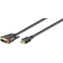 Αντάπτορας καλωδίου βίντεο Microconnect HDM192411 1 m HDMI Type-A (Standard) DVI-D μαύρο