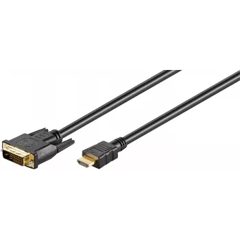 Αντάπτορας καλωδίου βίντεο Microconnect HDM192415 5 m DVI-D HDMI Type-A (Standard) μαύρο
