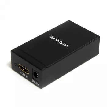 StarTech.com HDMI ή DVI σε DisplayPort Ενεργός Μετατροπέας, Ενεργός Μετατροπέας Βίντεο, Τροφοδοσία, Μαύρο, Ατσάλι, CE, FCC, RoHS, 1920 x 1200 Pixel