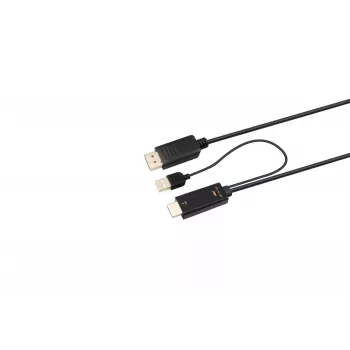 Microconnect HDMI-DP-CON2 Καλώδιο-Αντάπτορας Βίντεο 2 m DisplayPort Μαύρο