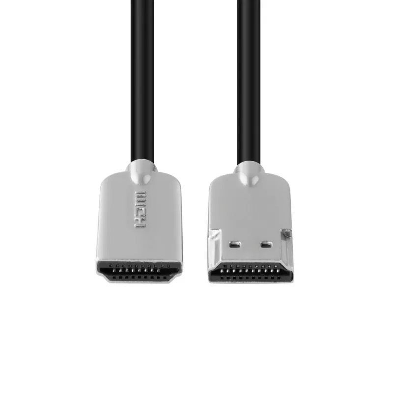 Microconnect HDMISUPERSLIM015M Καλώδιο HDMI 1,5 m HDMI Type-A (Standard) Μαύρο, Μεταλλικό