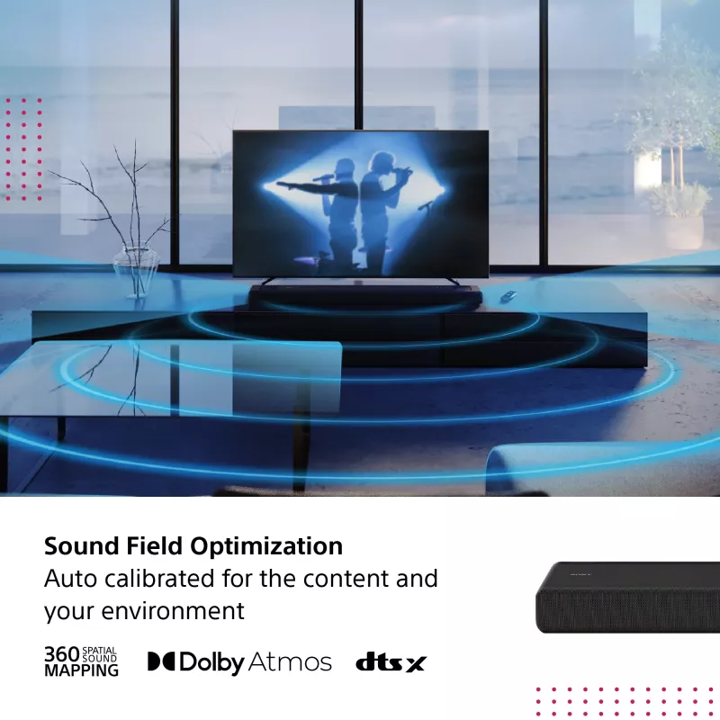 Soundbar Sony HT-A3000 Μαύρο 3.1 Κανάλια 250 W