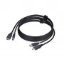 StarTech.com Καλώδιο KVM HDMI και USB 5 Gbit/s 1,8 m, 4K 60Hz, καλώδιο συνδυασμού HDMI 2.0 και USB για διακόπτες KVM