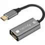 Techly IADAP-USBC-HDMI8 προσαρμογέας γραφικών USB 7680 x 4320 pixel μαύρο, ασημί