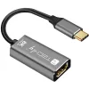 Techly IADAP-USBC-HDMI8 προσαρμογέας γραφικών USB 7680 x 4320 pixel μαύρο, ασημί