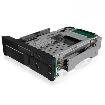 ICY BOX IB-173SSK 2-θέσια βάση για 1x 2,5 και 1x 3,5 SATA/SAS σκληρούς δίσκους