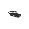 ICY BOX IB-AC1032 Mini DisplayPort DVI-D + VGA (D-Sub) + HDMI μαύρο