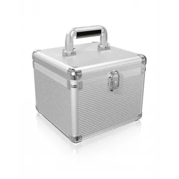 ICY BOX IB-AC628 βαλίτσα μέταλλο, πλαστικό ασημί