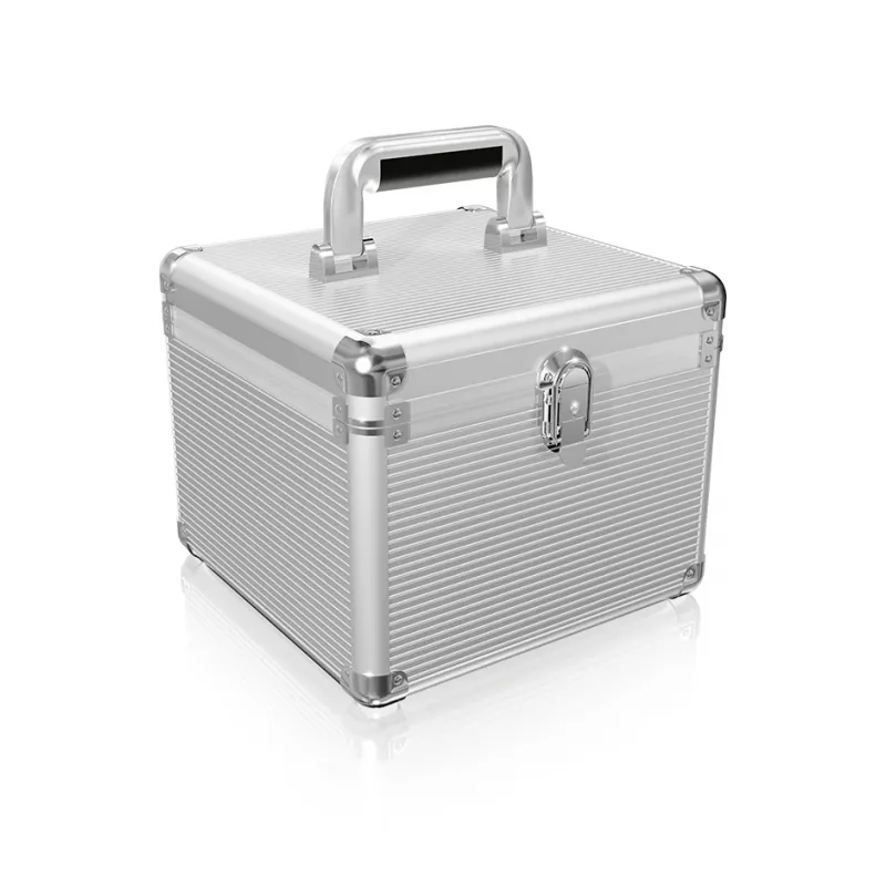 ICY BOX IB-AC628 βαλίτσα μέταλλο, πλαστικό ασημί