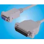 Microconnect IBM029-2 σειριακό καλώδιο γκρι 1,8 m DB25 DB9