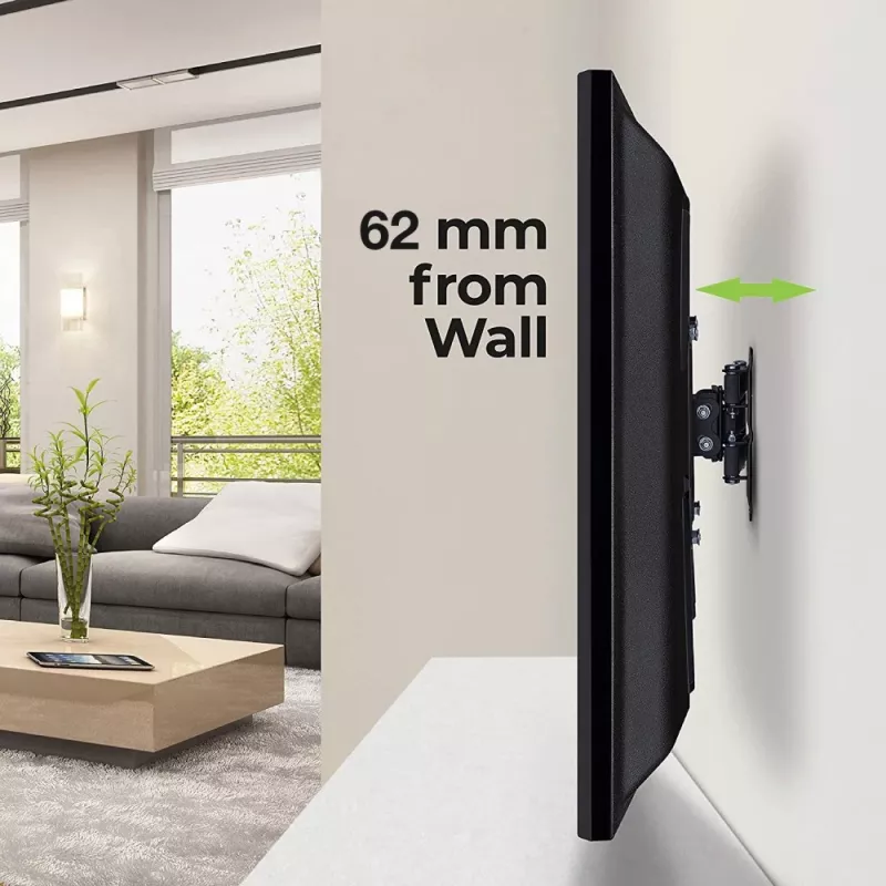 Techly 32-55 ίντσες universal βάση τοίχου LCD TV μαύρο