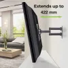 Techly 32-55 ίντσες universal βάση τοίχου LCD TV μαύρο