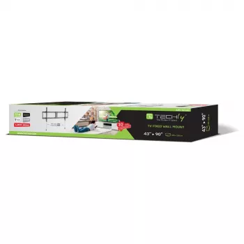 Techly σταθερή βάση τοίχου LED TV LCD 43–90 ίντσες