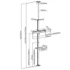 Techly ICA-TR32 βάση/στήριγμα TV 177,8 cm (70 ίντσες) ασημί