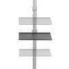 Techly ICA-TR32 βάση/στήριγμα TV 177,8 cm (70 ίντσες) ασημί