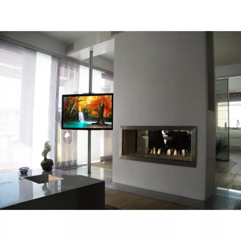 Techly ICA-TR32 βάση/στήριγμα TV 177,8 cm (70 ίντσες) ασημί