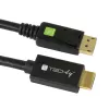 Techly ICOC-DSP-H12-010 καλώδιο μετατροπέας DisplayPort 1.2 σε HDMI, αρσενικό/αρσενικό, 1 m, μαύρο