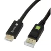 Techly καλώδιο μετατροπέα 2m DisplayPort σε HDMI 1.2 4K ICOC DSP-H12-020