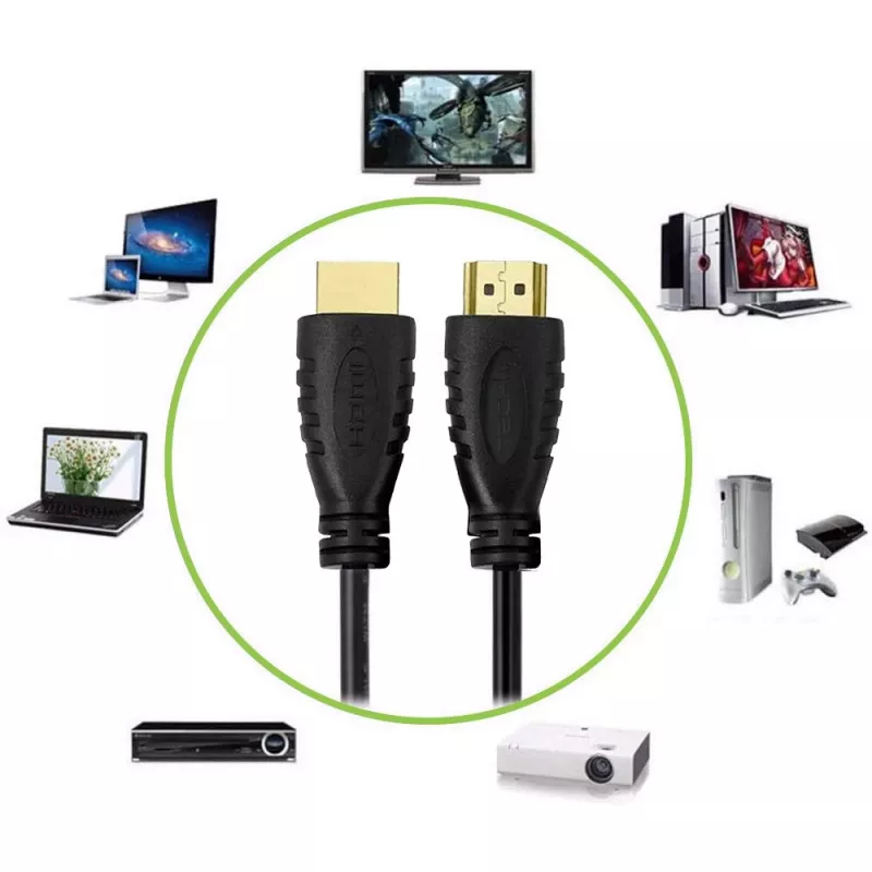 Techly καλώδιο HDMI 2.0 A/A M/M 9m μαύρο 18 Gbit/s 3D