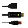 Μετατροπέας σήματος βίντεο Techly ICOC HDMI-DP12A 4096x2160 120Hz