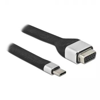 Techly ICOC-USBC-VGA καλώδιο προσαρμογέα βίντεο 0,12 m USB Type-C VGA (D-Sub)