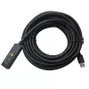 Techly ICUR30100G USB 3.2 Gen 1 (USB 3.0) καλώδιο επέκτασης με επαναλήπτη, 10 m