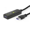 Techly ICUR30100G USB 3.2 Gen 1 (USB 3.0) καλώδιο επέκτασης με επαναλήπτη, 10 m
