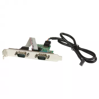 StarTech.com 61 cm Εσωτερικός προσαρμογέας USB motherboard header σε 2 θύρες σειριακές RS232