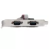 StarTech.com 61 cm Εσωτερικός προσαρμογέας USB motherboard header σε 2 θύρες σειριακές RS232