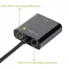 Techly Προσαρμογέας μετατροπέα καλωδίου HDMI σε VGA με Micro USB και ήχο IDATA HDMI-VGA2AU